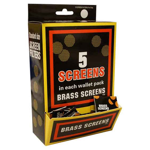 Brass Screen Box - Gold/Silver - 500 Count Box