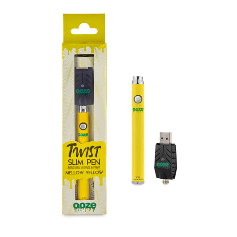 Twist Slim Pen 2.0 - 320mAh Flex Temp Battery - Mellow Yellow