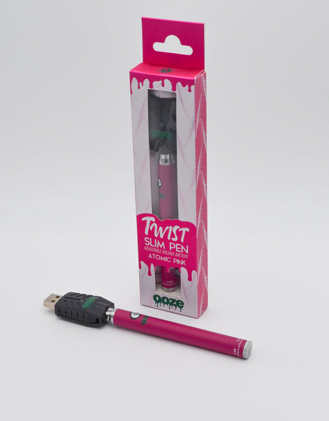 Twist Slim Pen 2.0 - 320mAh Flex Temp Battery - Atomic Pink