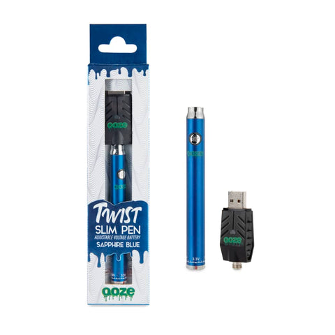 Twist Slim Pen 2.0 - 320mAh Flex Temp Battery - Sapphire Blue
