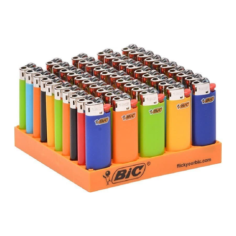 Bic Mini Lighters 50-Counter Tray