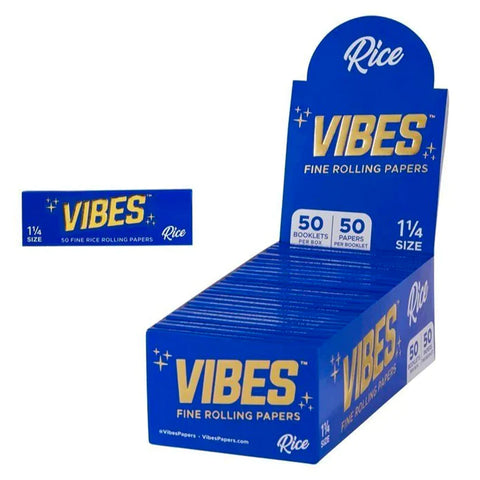 VIBES RICE 1 1/4 - 50 BOOKLETS PER BOX