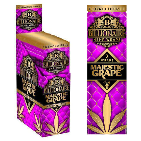 Billionaire Hemp Wraps - Majestic Grape